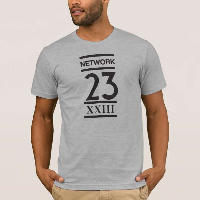 Network XXIII (Black) T-Shirt (Front)