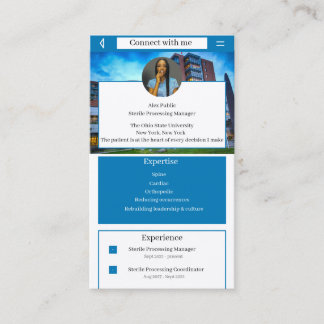 Networking business card, Linkedin Networking Business Card