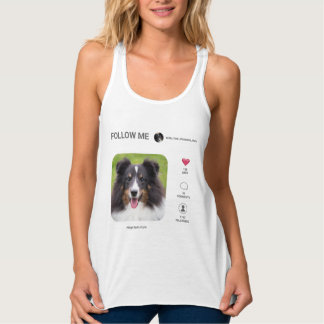 Networking Inspired Custom Photo Template Tank Top
