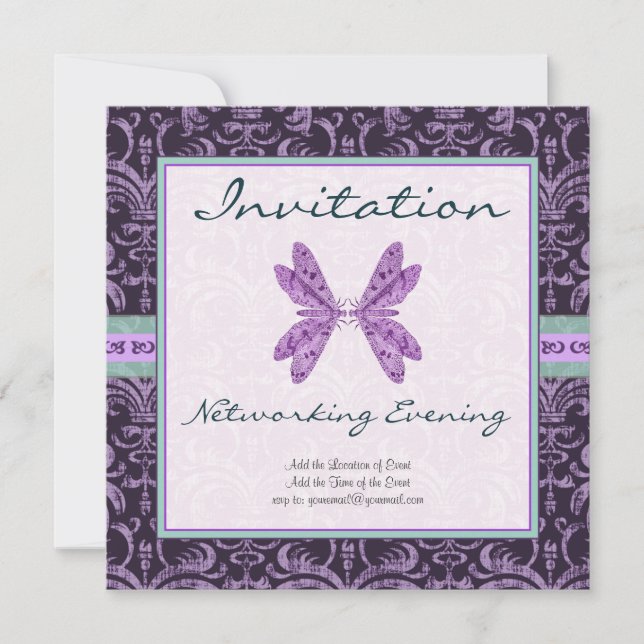 Networking, Matchmaking, Communications Event Invitation (Front)