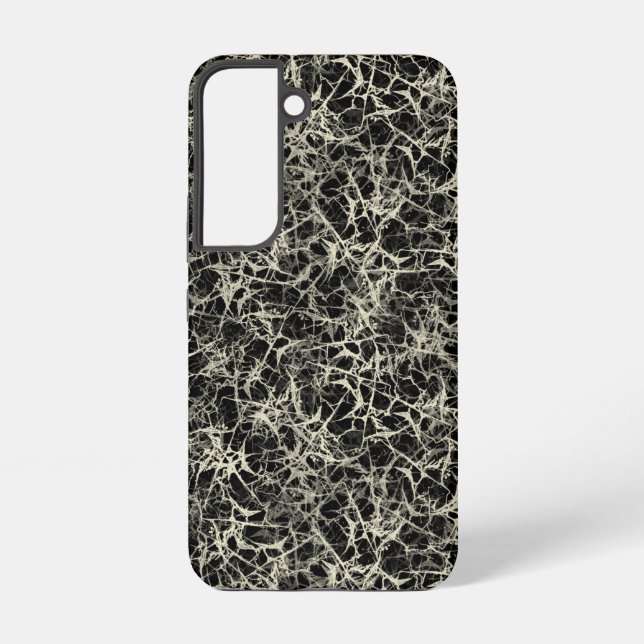 Networking Neurons on Black - seamless pattern. Samsung Galaxy Case (Back)