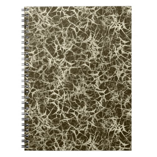 Networking Neurons on Brown _ seamless pattern  Notebook