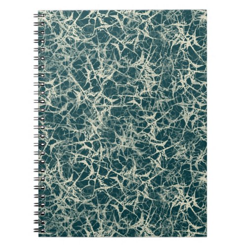 Networking Neurons on Teal _ seamless pattern Notebook