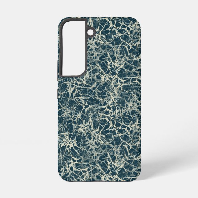 Networking Neurons on Teal - seamless pattern. Samsung Galaxy Case (Back)