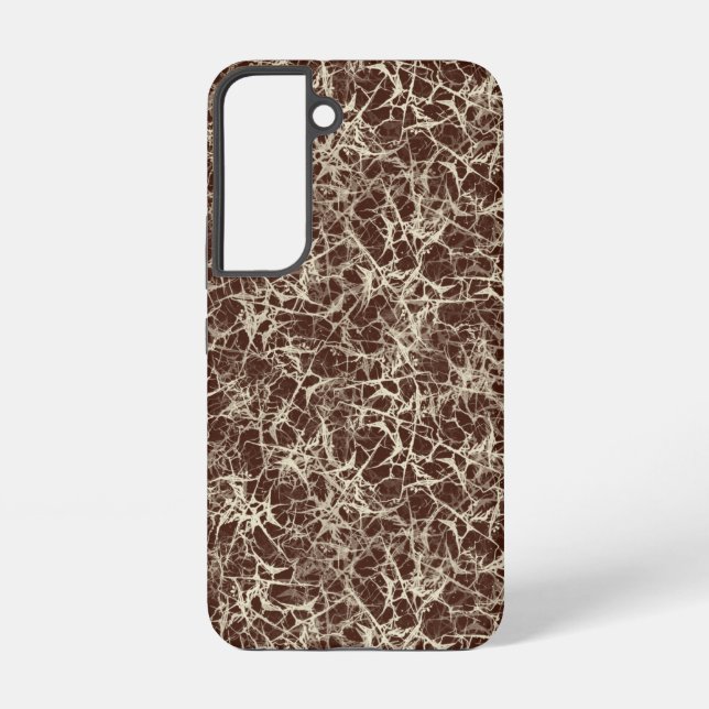 Networking Neurons on Wine Red - seamless pattern. Samsung Galaxy Case (Back)