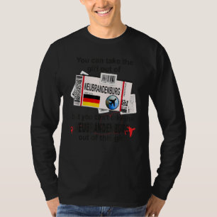 Neubrandenburg Girl Neubrandenburg Boarding Pass T-Shirt