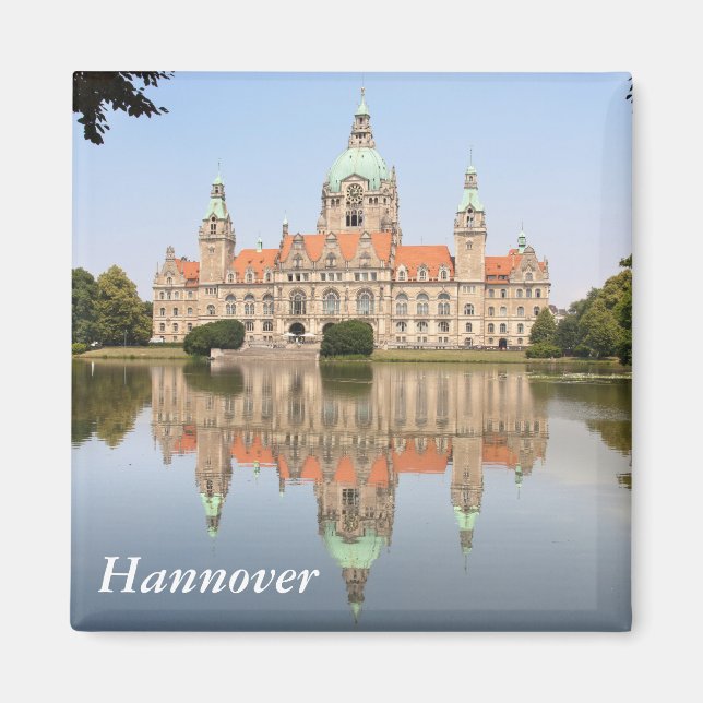 Neues Rathaus in Hannover Magnet (Front)