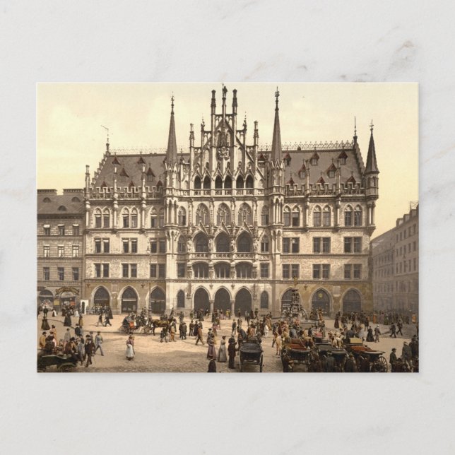 Neues Rathaus in München Postcard (Front)