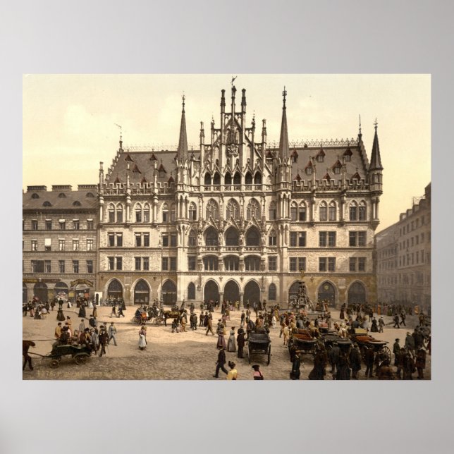 Neues Rathaus in Munich Poster (Front)