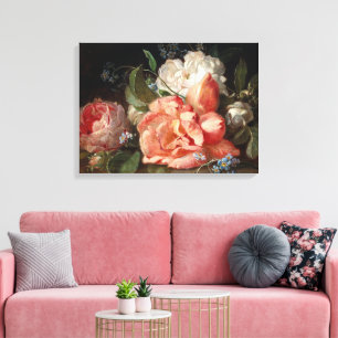 Neugebauer J. A Bouquet of Flowers with Roses...  Canvas Print
