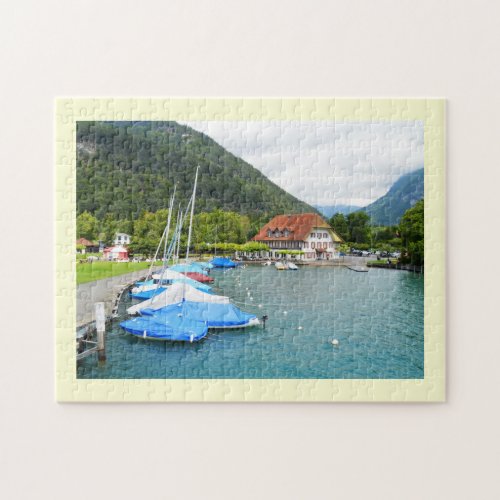 Neuhaus at Lake Thun Jigsaw Puzzle