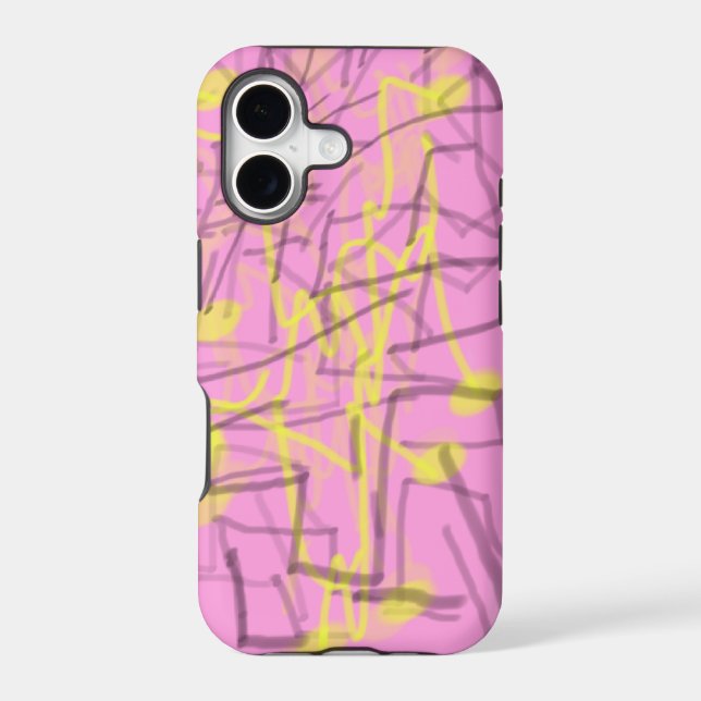 Neural Brain Activity (Cell Phone Case) Iphone Case (Back)