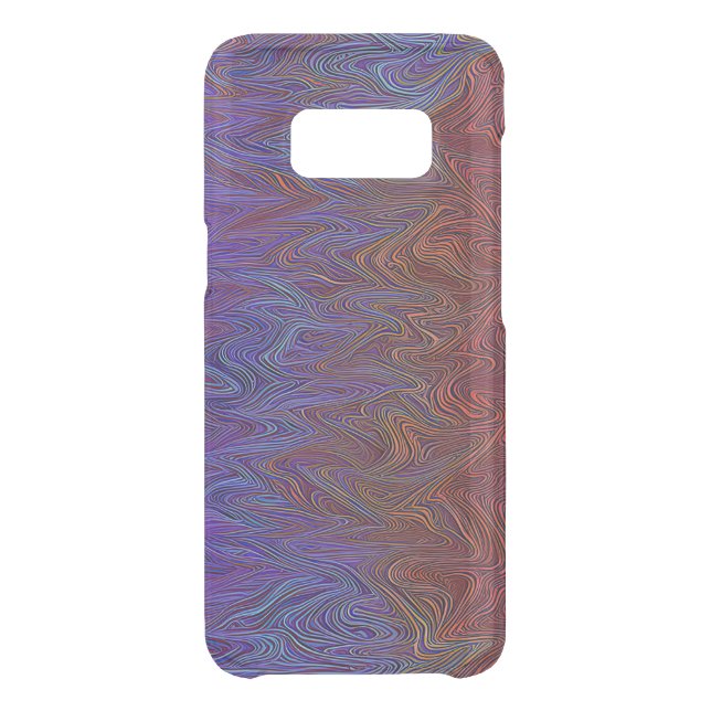 "Neural Firestorm" Abstract” Red Blue Uncommon Samsung Galaxy Case (Back)
