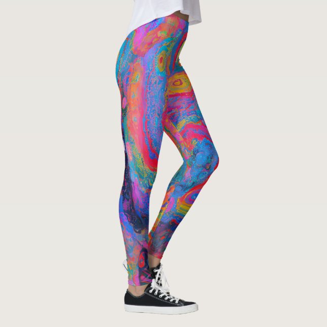"Neural Firestorm"       Leggings (Right)