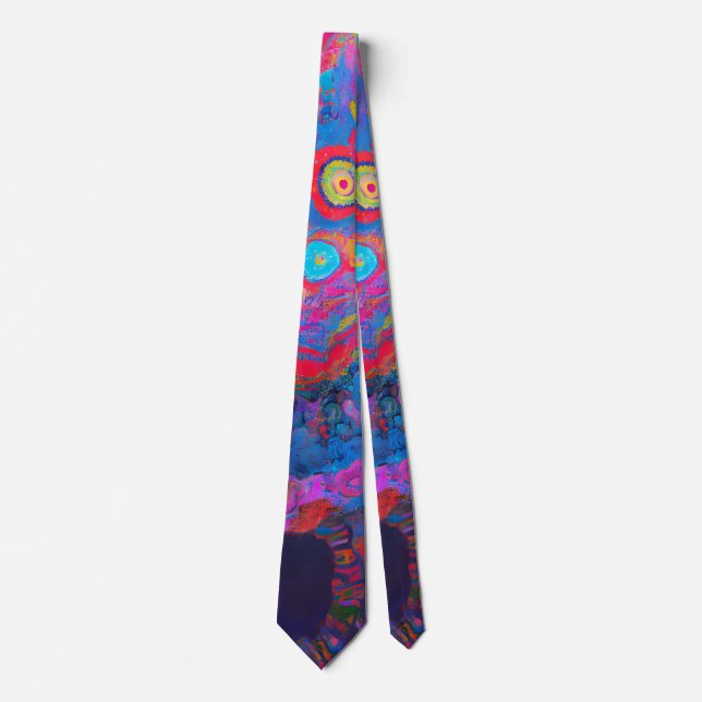 "Neural Firestorm" Neck Tie (Front)