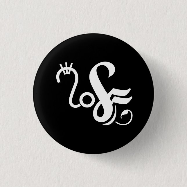 Neural Glyph Button (Front)