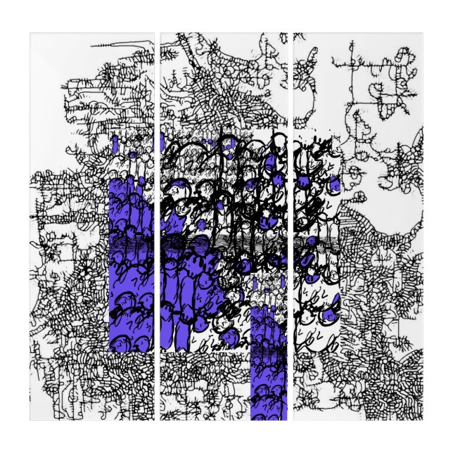 Neural Maze Triptych (Front)