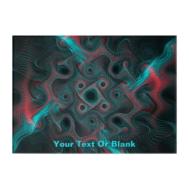 Neural Network Acrylic Print (Front)