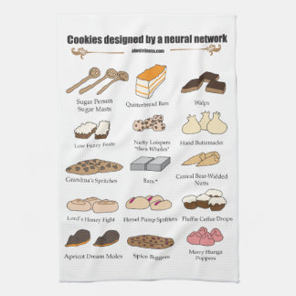 Neural network cookies kitchen towel