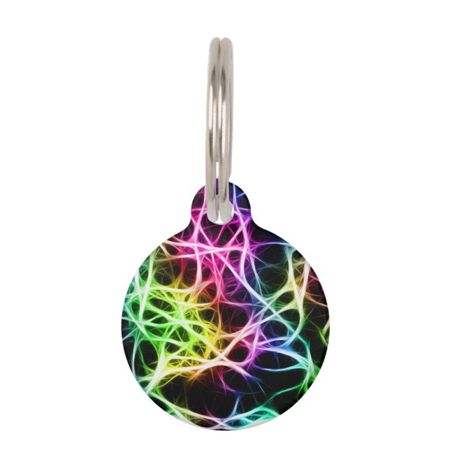Neural Network Electrified Pet Name Tag (Front)