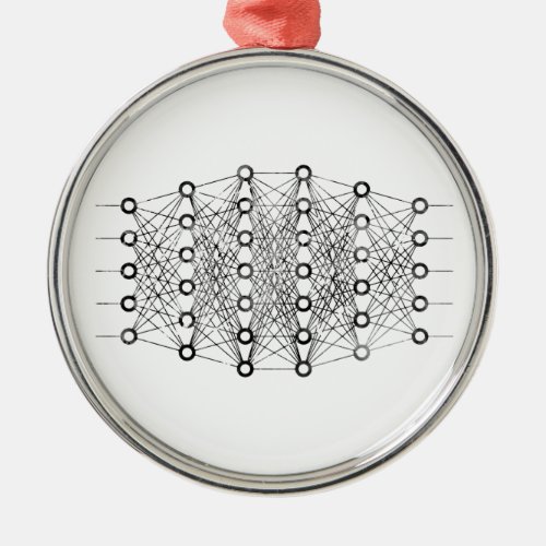 Neural Network Metal Ornament