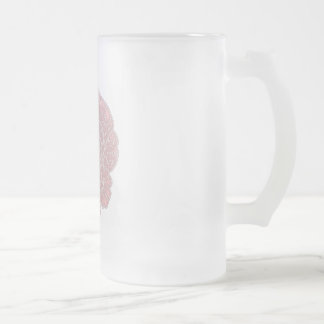Neural Plasticity Frosted Glass Beer Mug