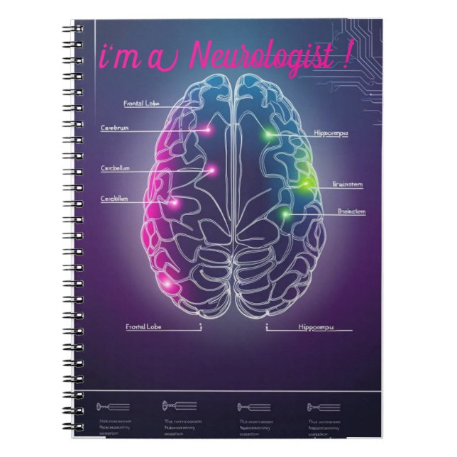  Neuro Anatomy i'm a Neurologist Notebook (Front)