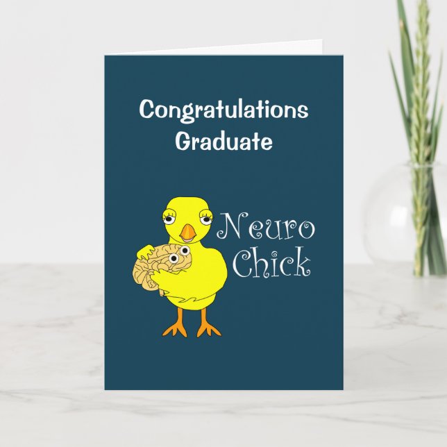 Neuro Chick Text Thank You Card (Front)