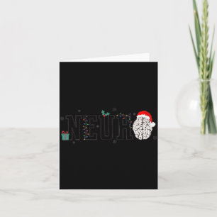 Neuro Christmas Neurology Holiday Neuroscience Nur Card