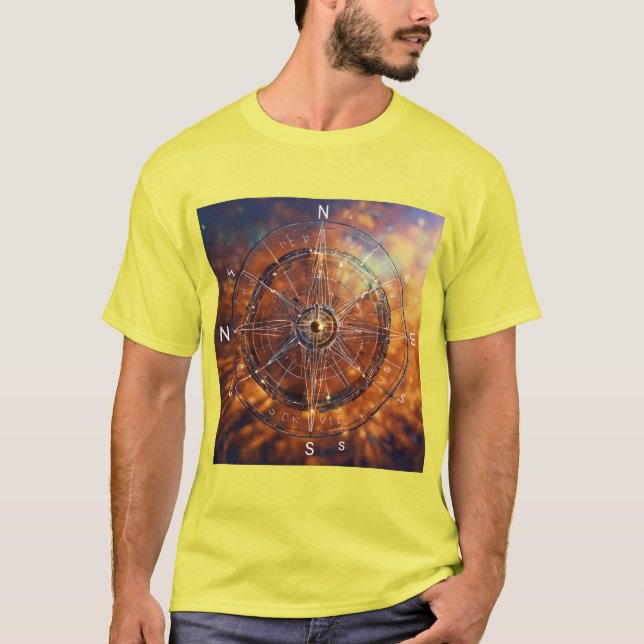 Neuro-Compass Team Logo - Neural Networks Learning T-Shirt (Front)