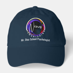 Neuro Flourishing Navy School Psychologist Hat