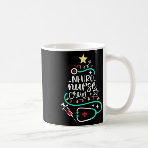 Neuro Nurse Crew Gift Merry Christmas Neurology Nu Coffee Mug