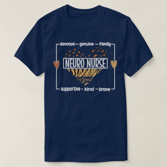 Neuro Nurse Gift Neurology Nursing Neuroscience RN T-Shirt (Design Front)