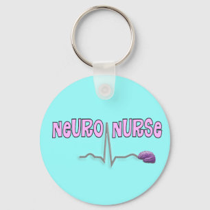 Neuro Nurse Gifts Keychain