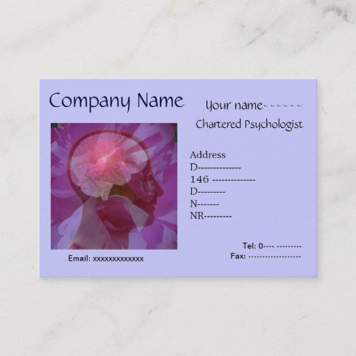 Customizable Neuro/psychologist/neurologist business card...
