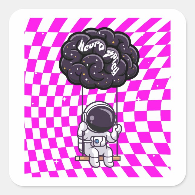 Neuro Spicy - Trending Designs Stickers  (Front)