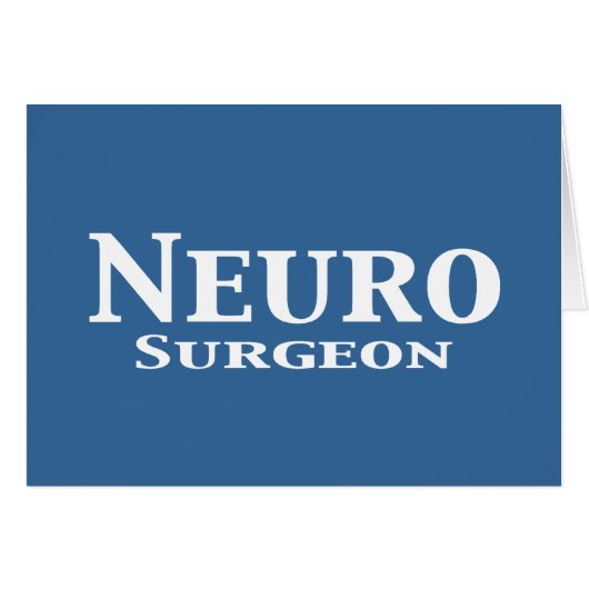 Neuro Surgeon Gifts Cards (Front Horizontal)