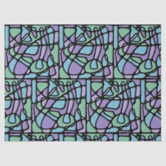 Neuroart Stained Glass Tissue Paper (Front)