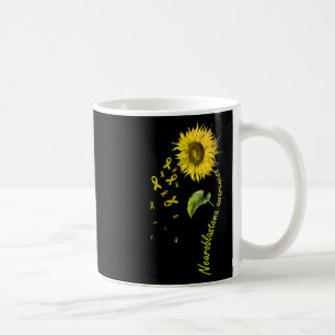 Neuroblastoma Awareness Sunflower Coffee Mug