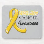 Neuroblastoma Cancer Awareness Ribbon Mouse Pad