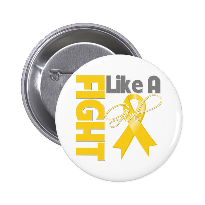 Neuroblastoma Cancer Chic Fight Like A Girl Ribbon Pin