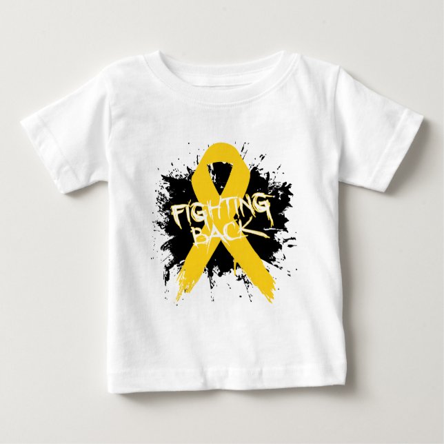 Neuroblastoma Cancer - Fighting Back Baby T-Shirt (Front)