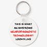 neurodiagnostic technologist, awesome keychain
