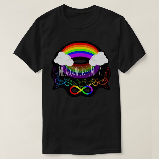 Neurodivergent AF T-Shirt (Design Front)