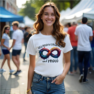 Neurodivergent and proud Autism Awareness T-Shirt