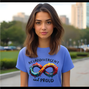 Neurodivergent and proud Autism Awareness T-Shirt