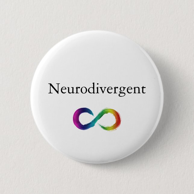 Neurodivergent button (Front)