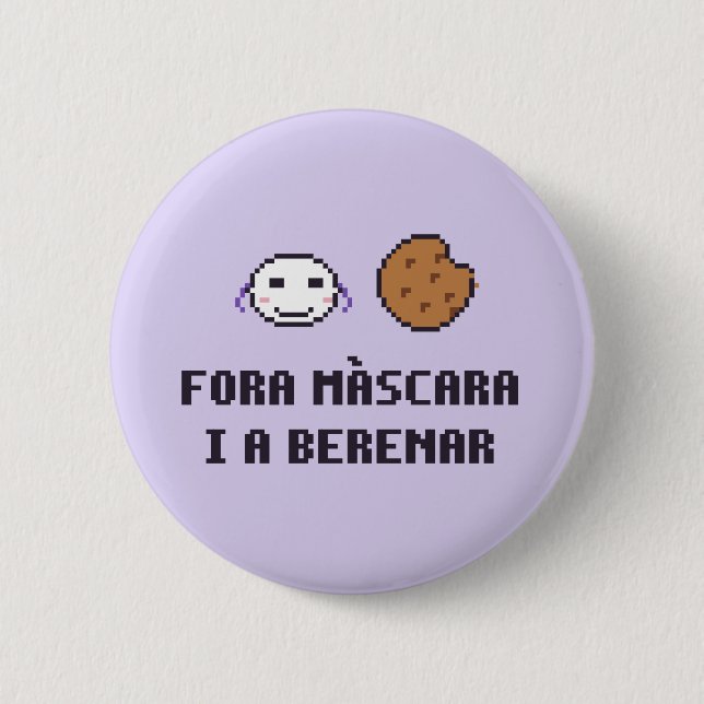 Neurodivergent Catalan Mask Off Button (Front)