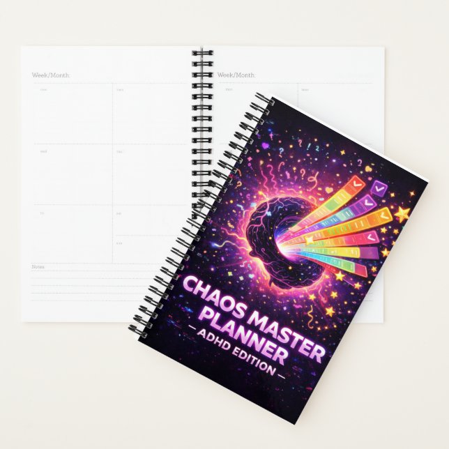 Neurodivergent Chaos Master - ADHD Edtion  Planner (Display)