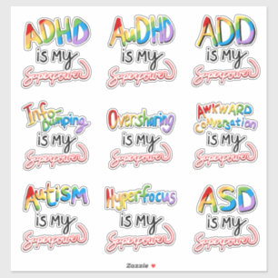 Neurodivergent Disorders and Talents Sticker